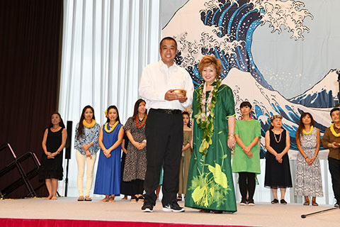 3位目黒日本大学高等学校フラ・タヒチアンダンス部Pukanalā